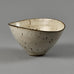 Lucie Rie, UK, unique stoneware bowl with glossy oatmeal glaze F8300 - Freeforms