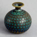 Miniature vase with turquoise glaze by Stig Lindberg B3289 - Freeforms