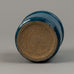 Nils Kahler for Herman A. Kahler Keramik, Denmark, cylindrical vase with turquoise glaze G9077 - Freeforms