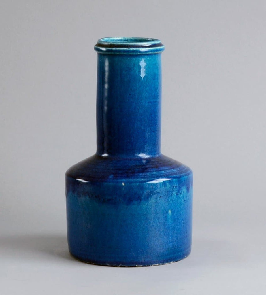 Nils Kähler, Kähler Keramik, group of vases with turquoise glaze - Freeforms