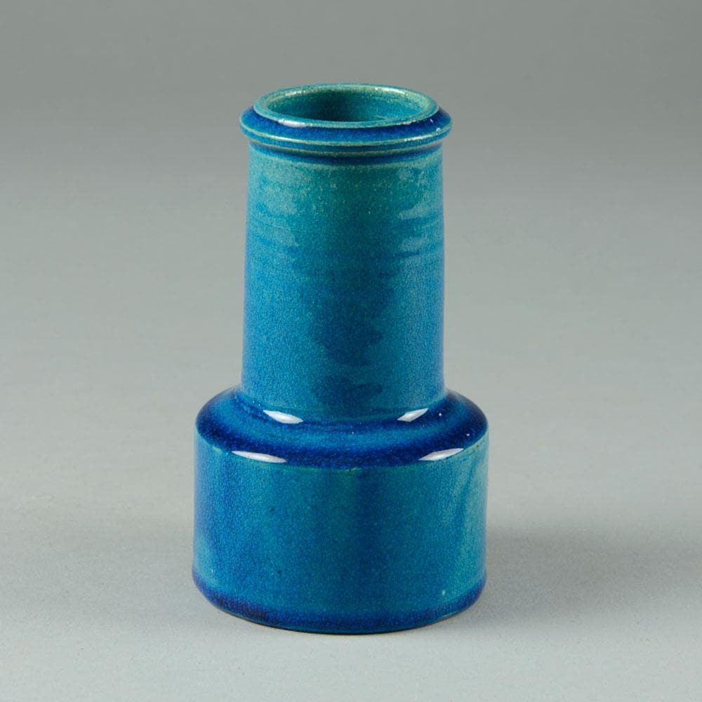 Nils Kähler, Kähler Keramik, group of vases with turquoise glaze - Freeforms