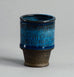 Nils Kähler, Kähler Keramik, group of vases with turquoise glaze - Freeforms