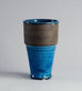 Nils Kähler, Kähler Keramik, group of vases with turquoise glaze - Freeforms