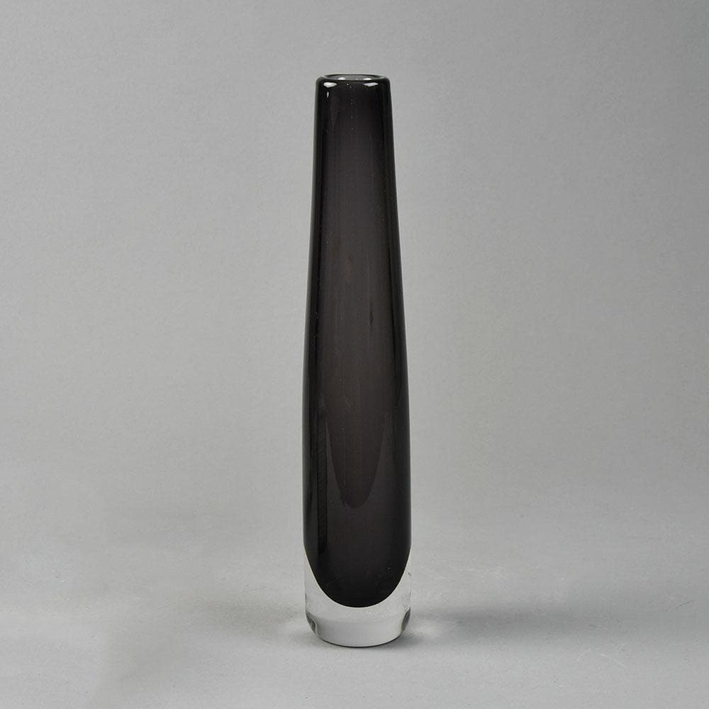 Nils Landberg for Orrefors, Sweden, cylindrical purple sommerso vase G9147 - Freeforms