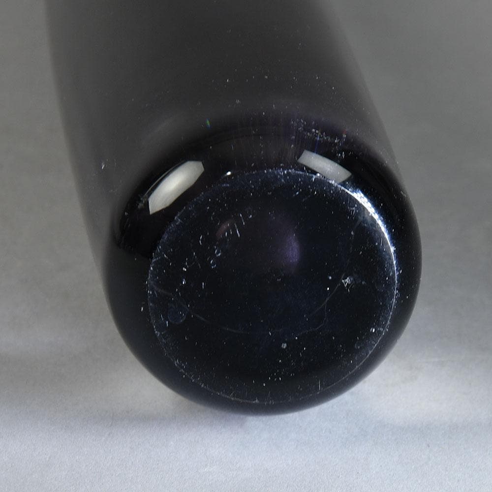 Nils Landberg for Orrefors, Sweden, cylindrical purple sommerso vase G9147 - Freeforms