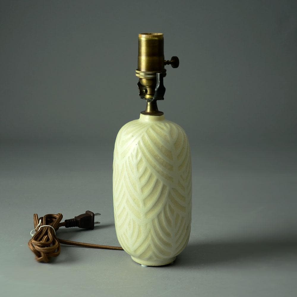 Nils Thorsson for Royal Copenhagen lamp with white glaze C5438 - Freeforms