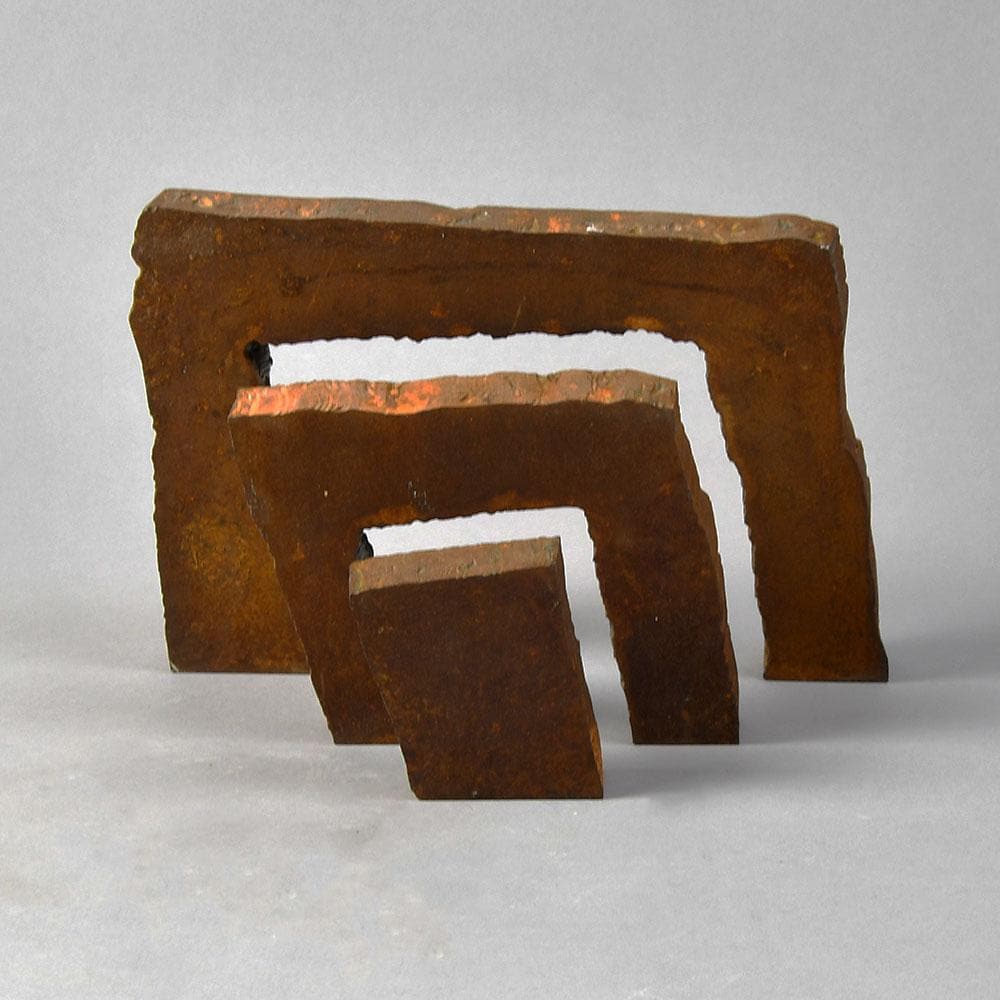"Object" table top sculpture in iron by Peter Bonnen F8290