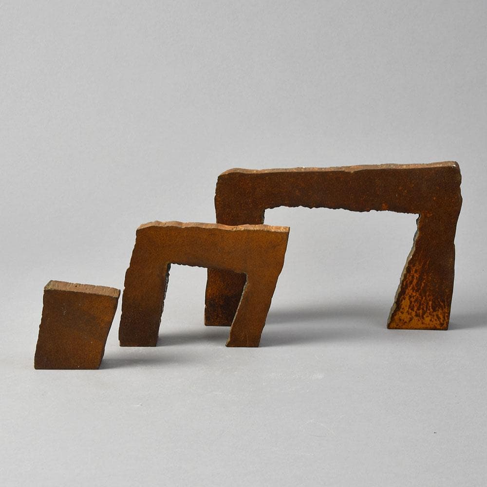 "Object" table top sculpture in iron by Peter Bonnen F8290