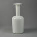 Otto Brauer for Holmegaard, Denmark, "Gulvvase" in white glass D6010 - Freeforms
