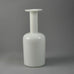 Otto Brauer for Holmegaard, Denmark, "Gulvvase" in white glass D6010 - Freeforms