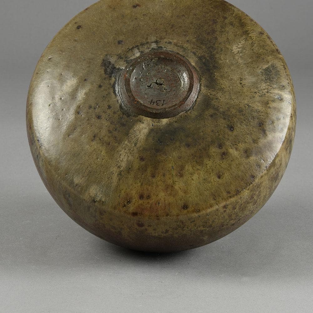 Otto Meier, Germany, unique stoneware vase with gray and brown glaze E7278 - Freeforms