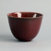 Oxblood bowl by Carl Halier for Royal Copenhagen N2916 - Freeforms
