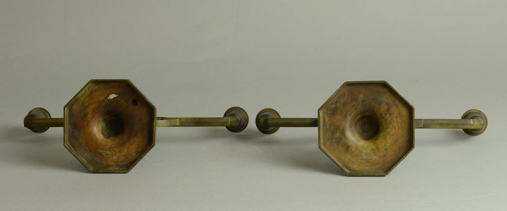 Pair of bronze candlesticks by Jacob Ängman for GAB N9831 - Freeforms