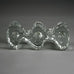 Pair of Glass "Arkipelago" candlestick by Timo Sarpaneva for Iittala E7333 E7232 - Freeforms