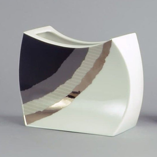 Pair of porcelain vases by Jan van der Vaart for Rosenthal B3703 and B3755 - Freeforms