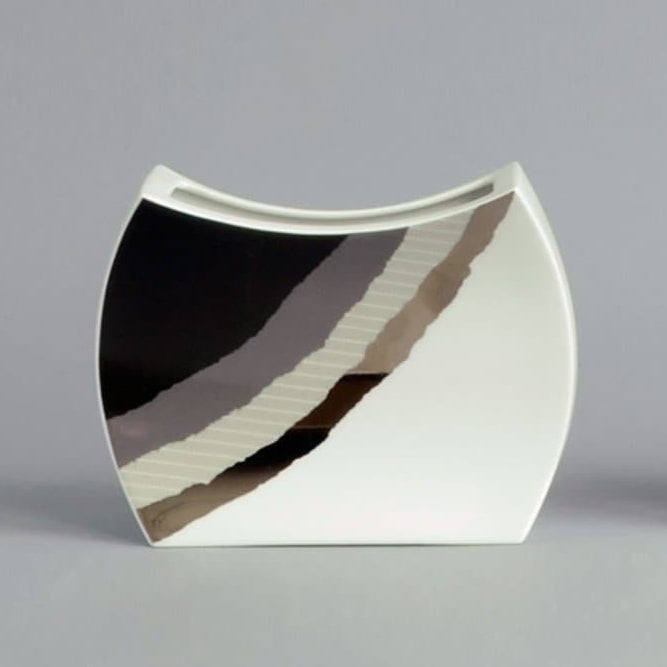 Pair of porcelain vases by Jan van der Vaart for Rosenthal B3703 and B3755 - Freeforms
