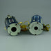 Pair of stoneware lamps by Aluminia (small) - Freeforms