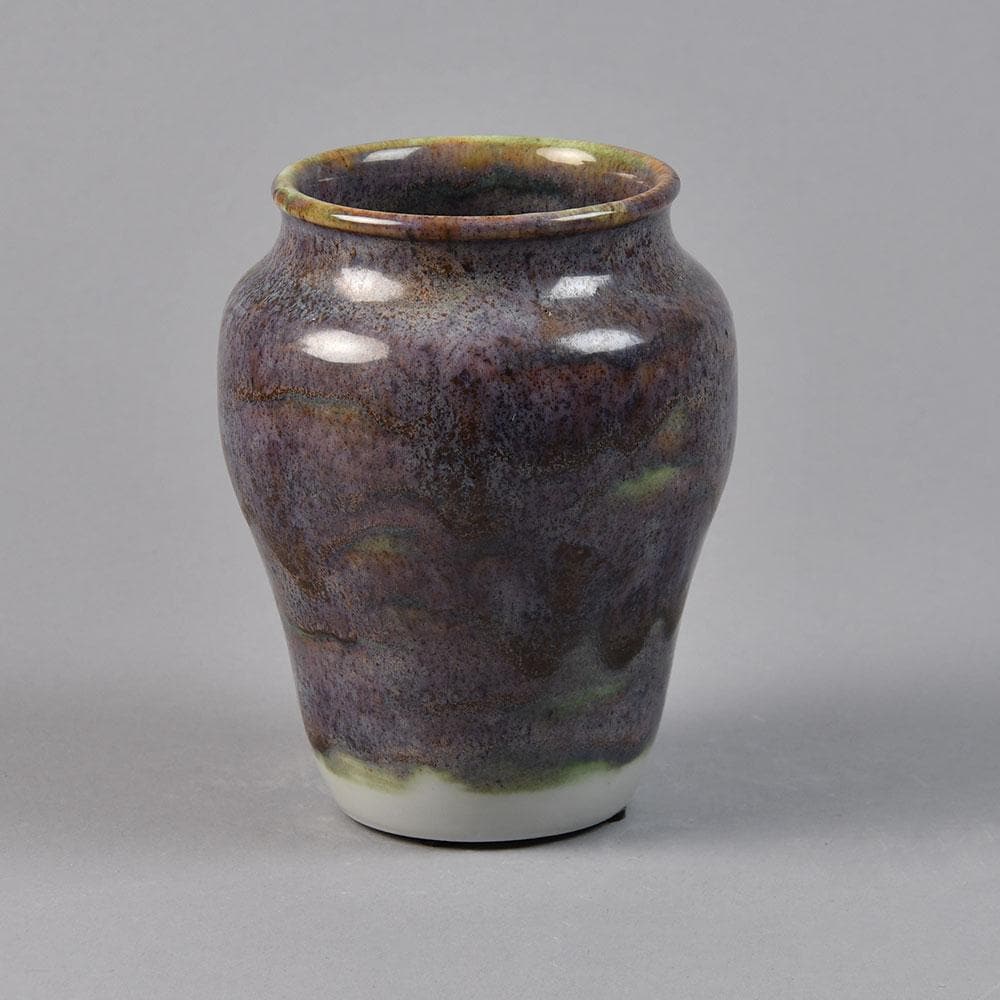 Patrick Nordstrom for Royal Copenhagen, vase with purple glaze UK57 - Freeforms