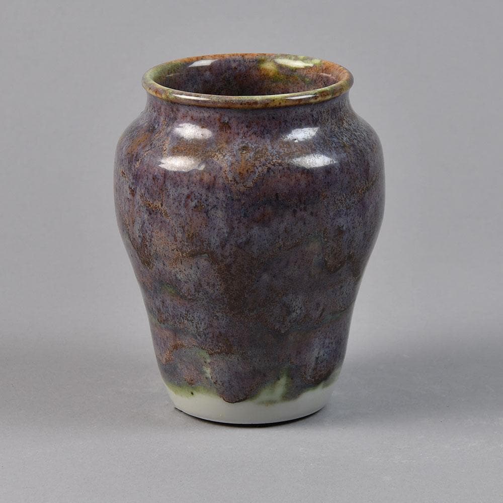 Patrick Nordstrom for Royal Copenhagen, vase with purple glaze UK57 - Freeforms