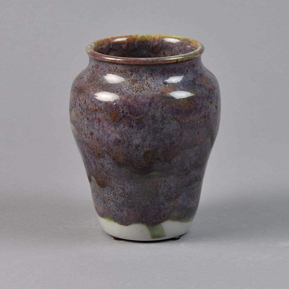 Patrick Nordstrom for Royal Copenhagen, vase with purple glaze UK57 - Freeforms