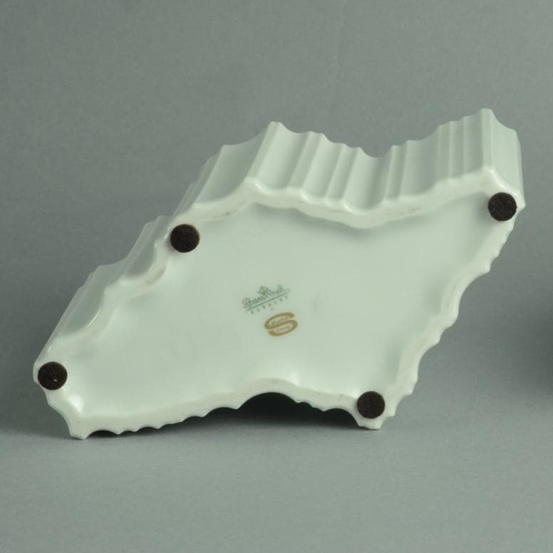 Porcelain asymmetrical vase by Tapio Wirkkala for Rosenthal N9555 - Freeforms