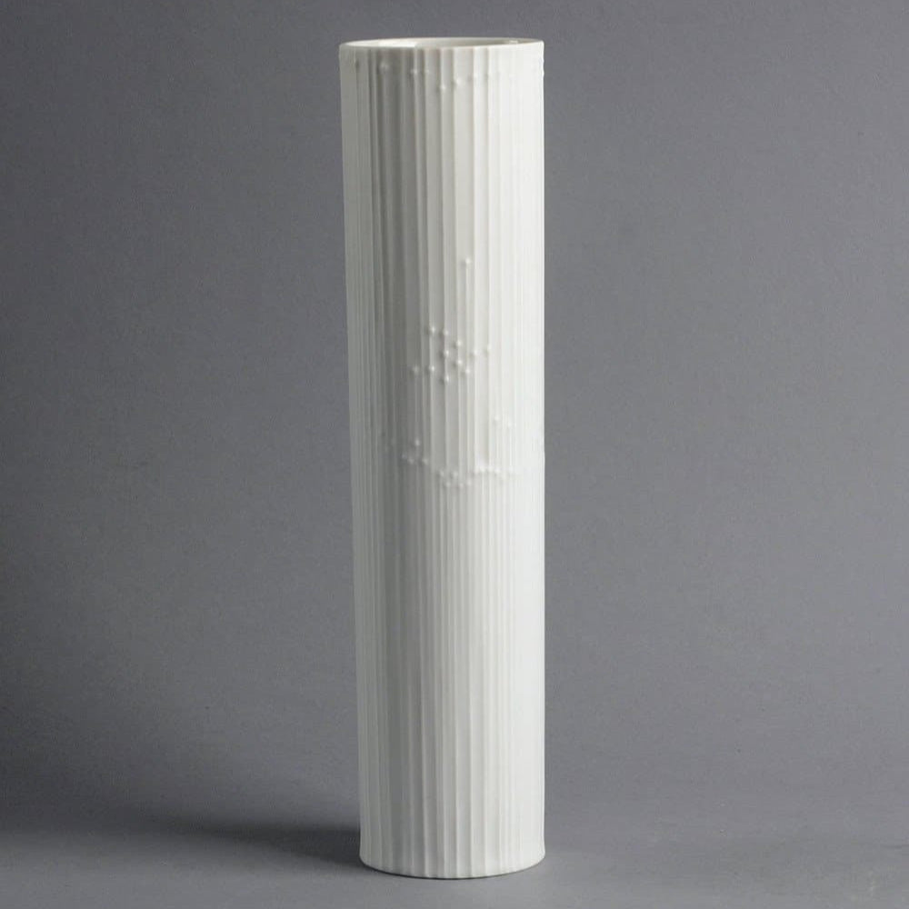 Porcelain cylindrical vase by Tapio Wirkkala for Rosenthal B3276 - Freeforms