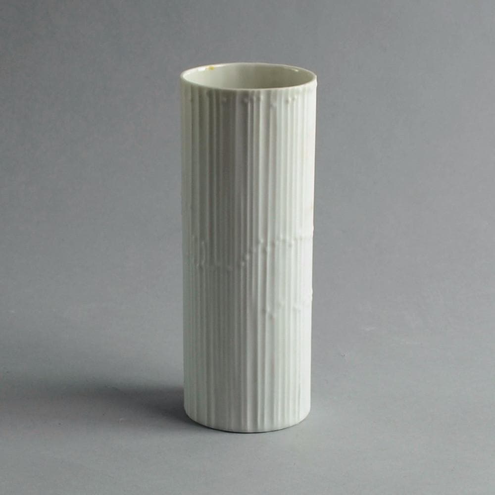 Porcelain cylindrical vase by Tapio Wirkkala for Rosenthal N9833 and B3455 - Freeforms