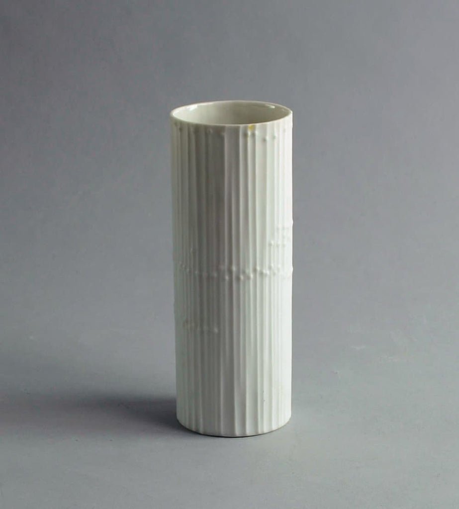 Porcelain cylindrical vase by Tapio Wirkkala for Rosenthal N9833 and B3455 - Freeforms