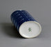 Porcelain vase with glossy white and dark blue glaze for Rosenthal B3718 - Freeforms