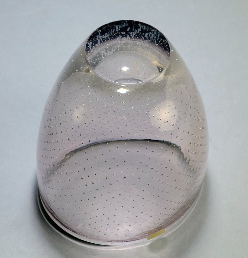 Purple glass vase by Gunnel Nyman for Nuutäjarvi-Nottsjö N1586 - Freeforms