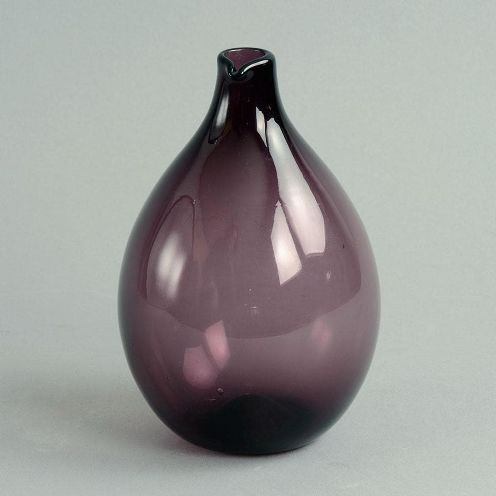 Purple "i-glass" decanter by Timo Sarpaneva for Iittala N8725 - Freeforms