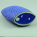 Stig Lindberg for Gustavsberg  "Reptil" vase with dark blue glaze, 1960s