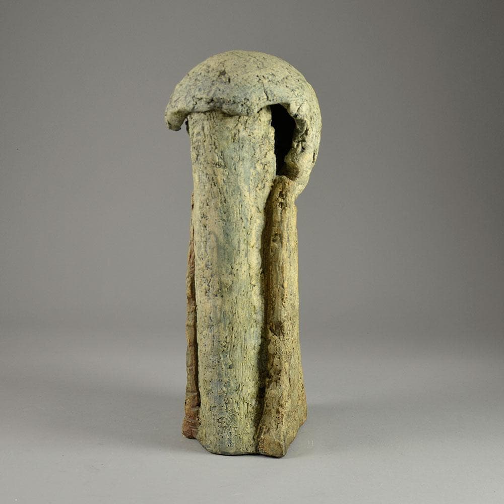 Robert Sturm, Germany, "Kopf" unique stoneware sculpture F8008 - Freeforms