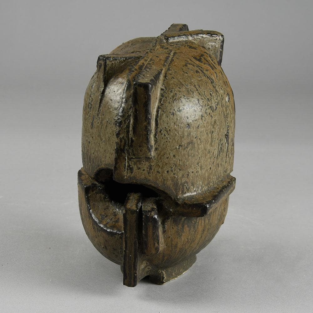 Robert Sturm, Germany, Unique stoneware abstract sculpture E7427 - Freeforms