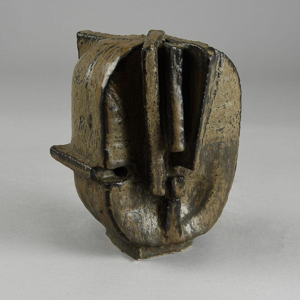 Robert Sturm, Germany, Unique stoneware abstract sculpture E7427 - Freeforms