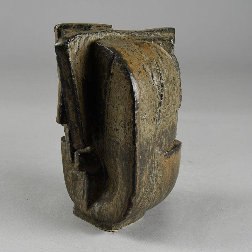 Robert Sturm, Germany, Unique stoneware abstract sculpture E7427 - Freeforms