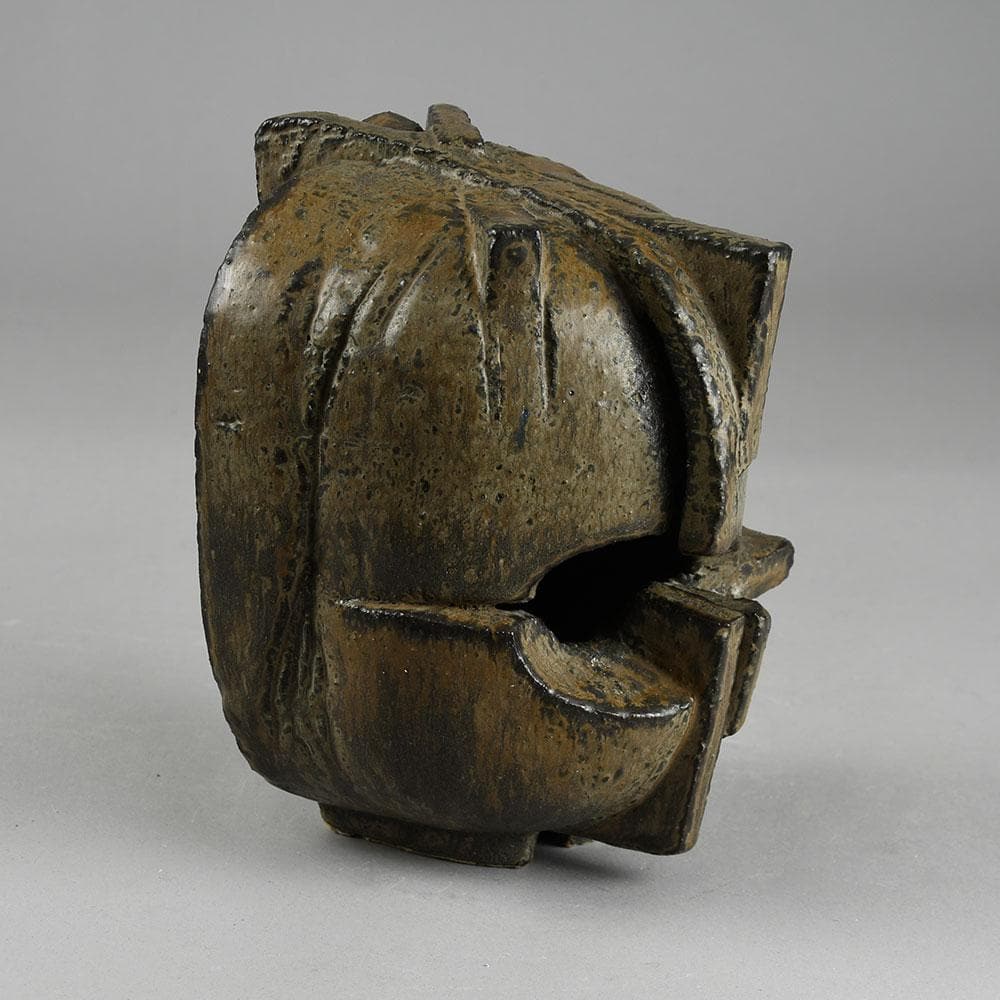 Robert Sturm, Germany, Unique stoneware abstract sculpture E7427 - Freeforms