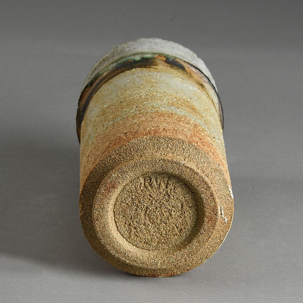 Robin Welch, UK, unique stoneware vase, partially glazed E7340 - Freeforms