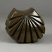 Rolf Overberg , Germany, stoneware owl figure with brown glaze E7428 - Freeforms