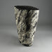 Sarah Purvey, own studio, UK, unique stoneware triangular coil built vessel E7359 - Freeforms