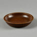 Saxbo, Denmark, small dish with brown glaze F8184 - Freeforms