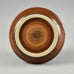 Saxbo, Denmark, small dish with brown glaze F8184 - Freeforms