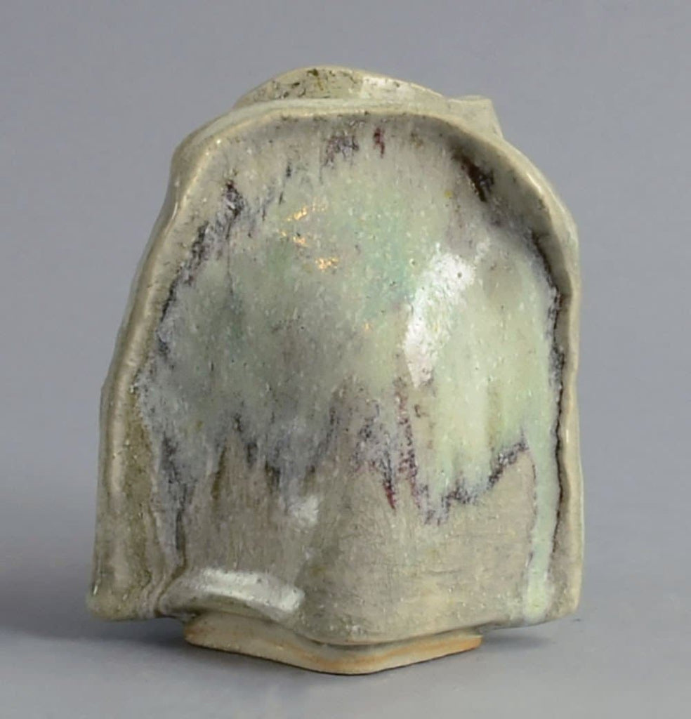 Sculptural stoneware form by Ingeborg Zenker N9614 - Freeforms