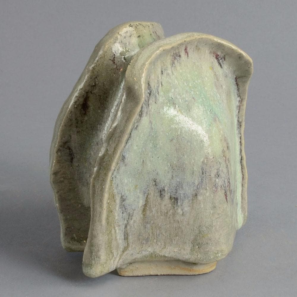 Sculptural stoneware form by Ingeborg Zenker N9614 - Freeforms