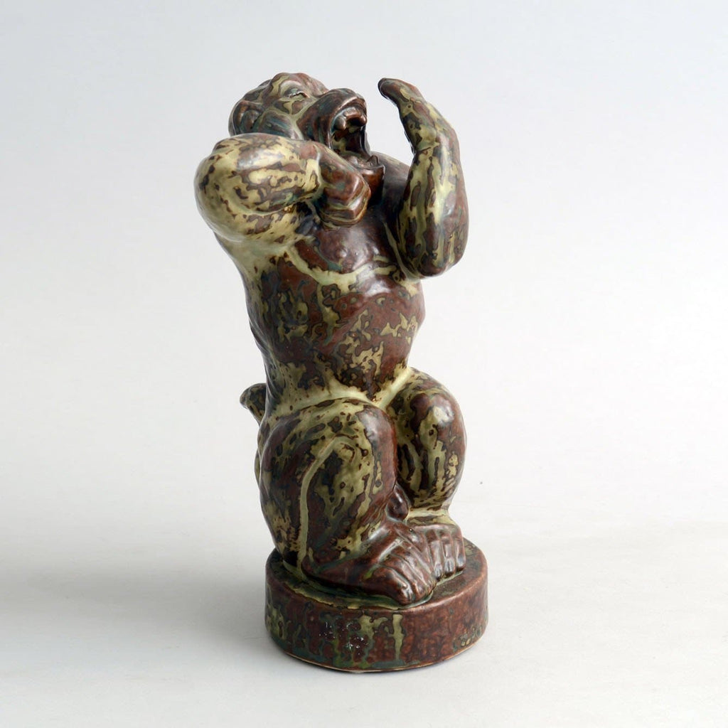 Sculpture of Baboon by Knud Kyhn for Royal Copenhagen N7137 - Freeforms