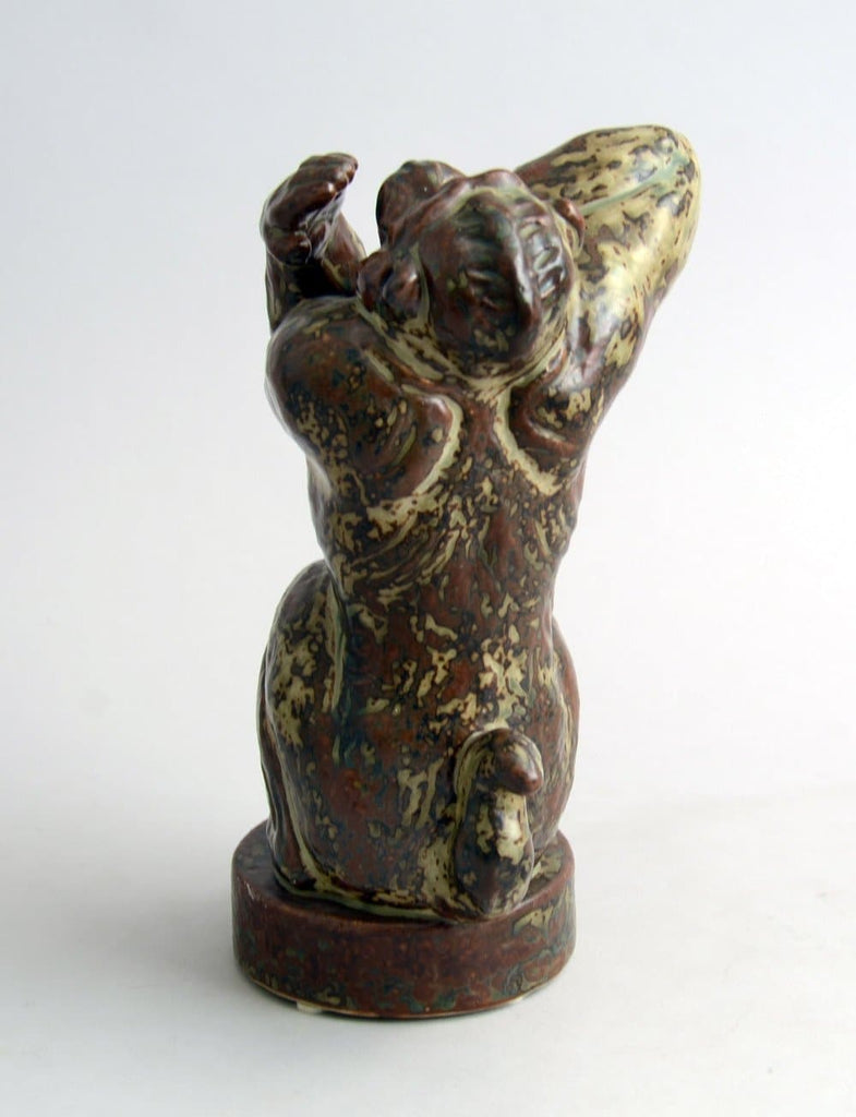 Sculpture of Baboon by Knud Kyhn for Royal Copenhagen N7137 - Freeforms