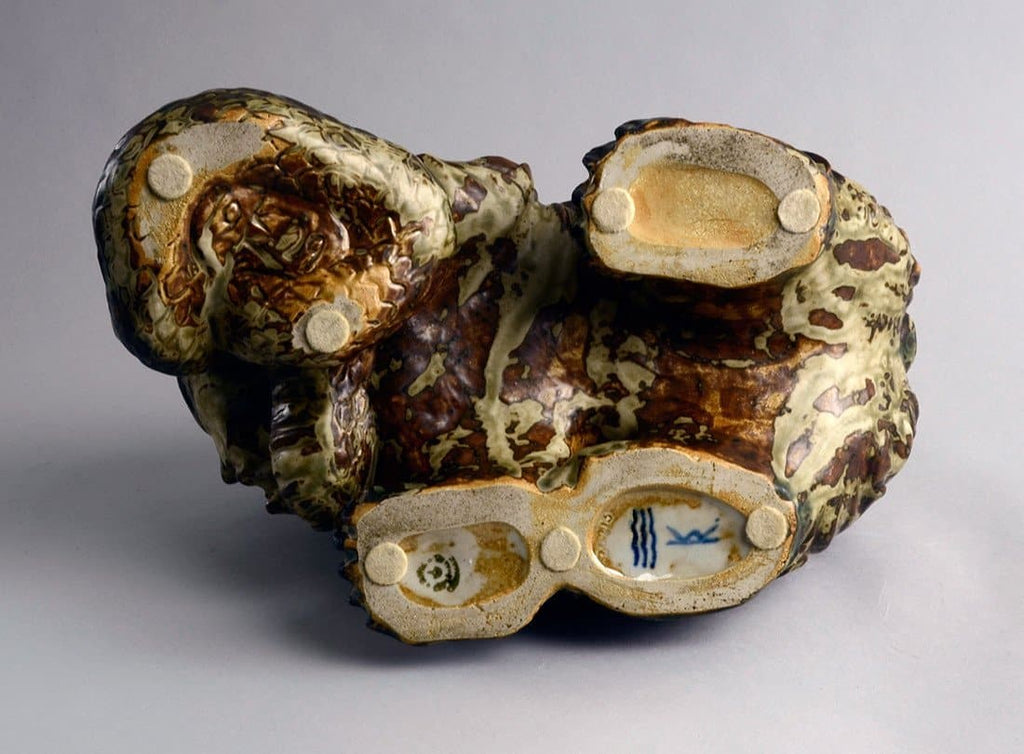 Sculpture of bear by Knud Kyhn for Royal Copenhagen B3281 - Freeforms