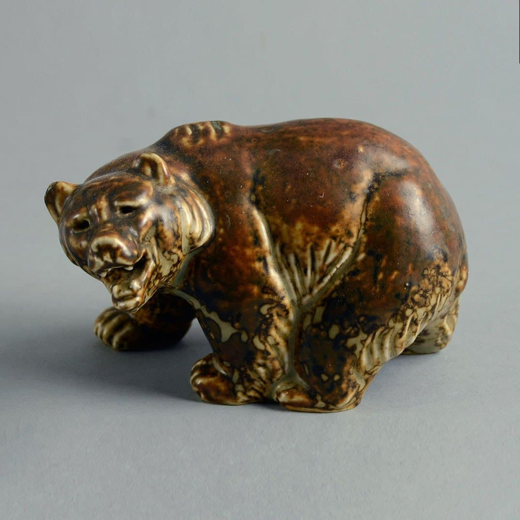 Sculpture of bear by Knud Kyhn for Royal Copenhagen N9597 - Freeforms