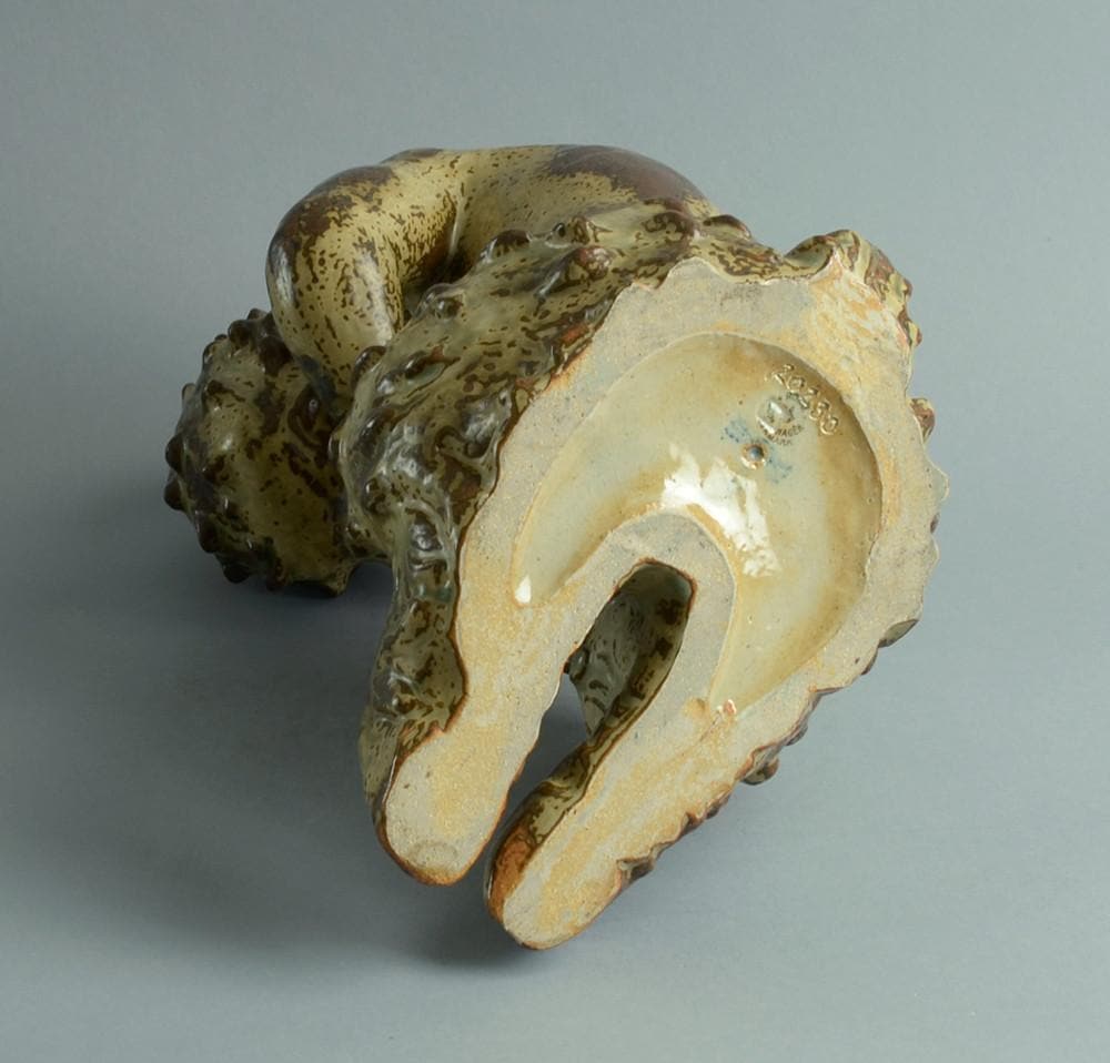 Sculpture of Faun by Knud Kyhn for Royal Copenhagen N9475 - Freeforms