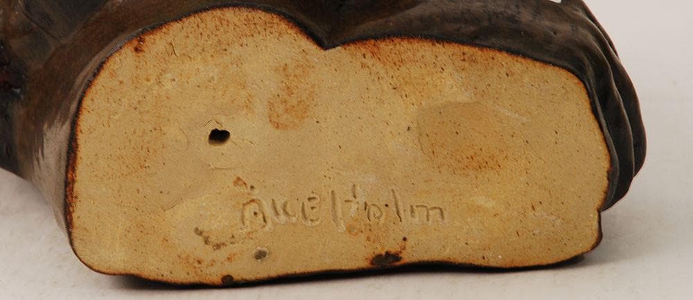 Sculpture of the head of Dionysis by Åke Holm N6628 - Freeforms